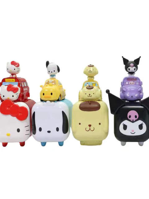 Sanrio Ride-On Pull-Back Car, Soft Girl Children's Kitty Cute Trendy Toy Model