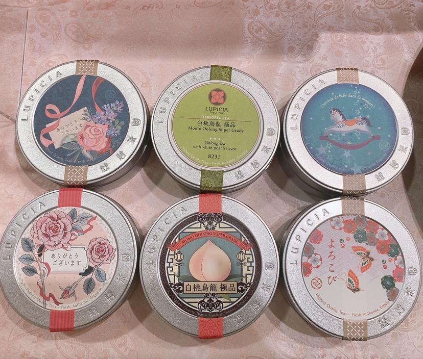 Spot Japan LUPICIA Lubi Tea Garden White Peach Oolong Tea Fruit Peach Cold Brew Tea Canned Gift Box