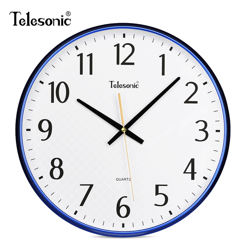 TELESONIC HEATHEN WATCH Watch Mute Fashion Atmosphere Home Quartz Clock Modern Minima Round Hanging Clock