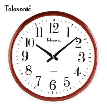 TELESONIC Uranus ROUND WALL CLOCK Modern meeting ROOM QUARTZ CLOCK Living room mute 20-inch WALL clock