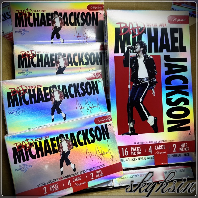 2025 Keepsake Michael Jackson Collectible Card Bad Album World Tour Collectible Card Mj