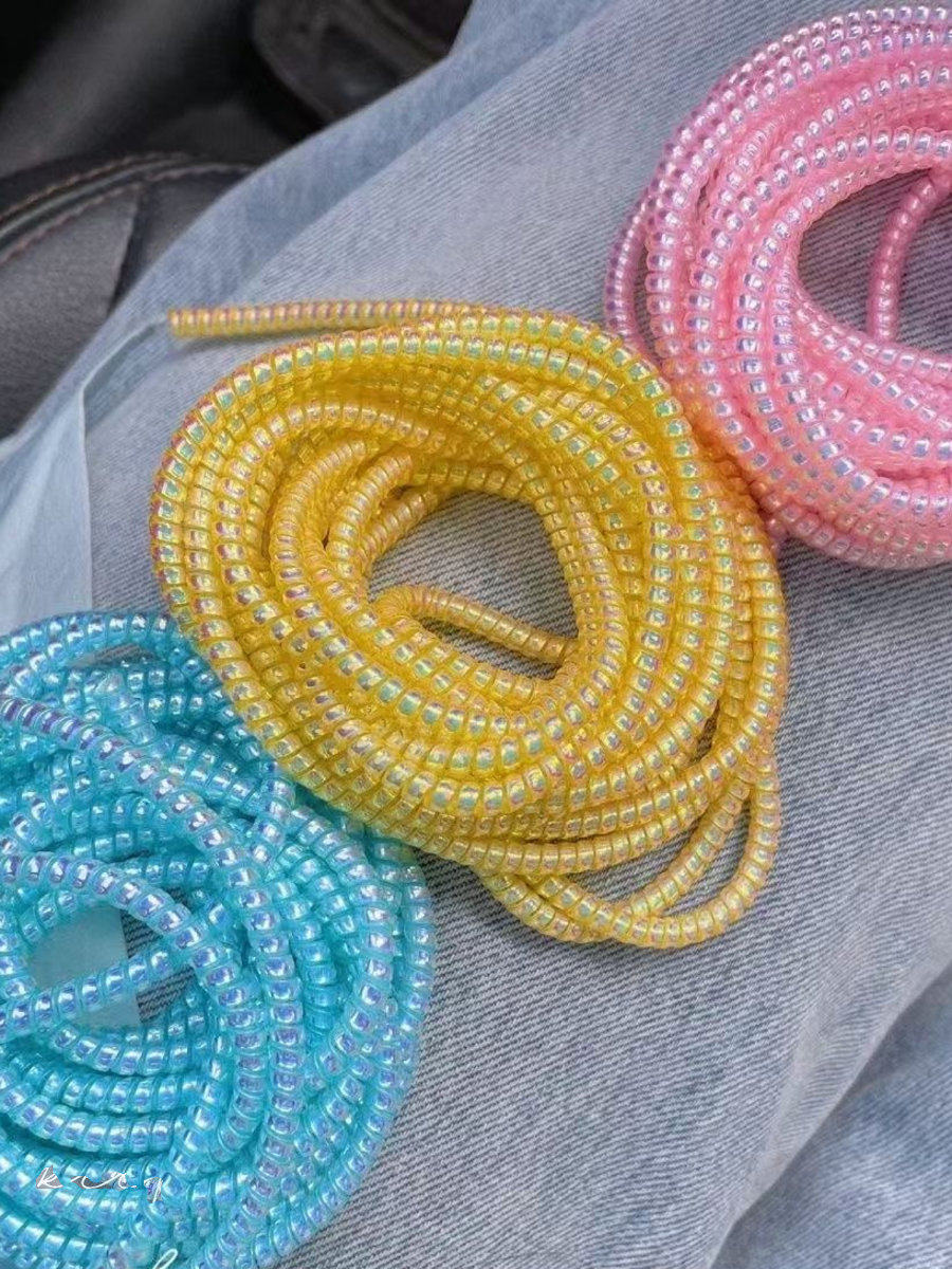 Mobile Phone Data Cable Winding Protection Rope Is Suitable for Apple, Huawei, Oppo, Xiaomi, and Vivo Charging Springs to Prevent Breakage