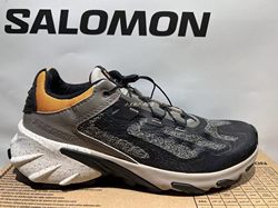 salomon 살로몬 오프로드 캐주얼 슈즈 트렌디 슈즈 흑백 그레이 클래식 쿠셔닝 SPEEDVERSE PRG