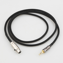 3 5MM to 3 core mini XLR headphone upgrade cable Fever love technology cable DIY headphone cable audio cable