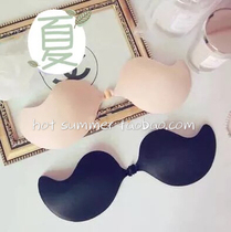 Small breasts push-up cleavage invisible thin bikini swimsuit breast patch waterproof seamless adhesive deep V breast pad breast patch