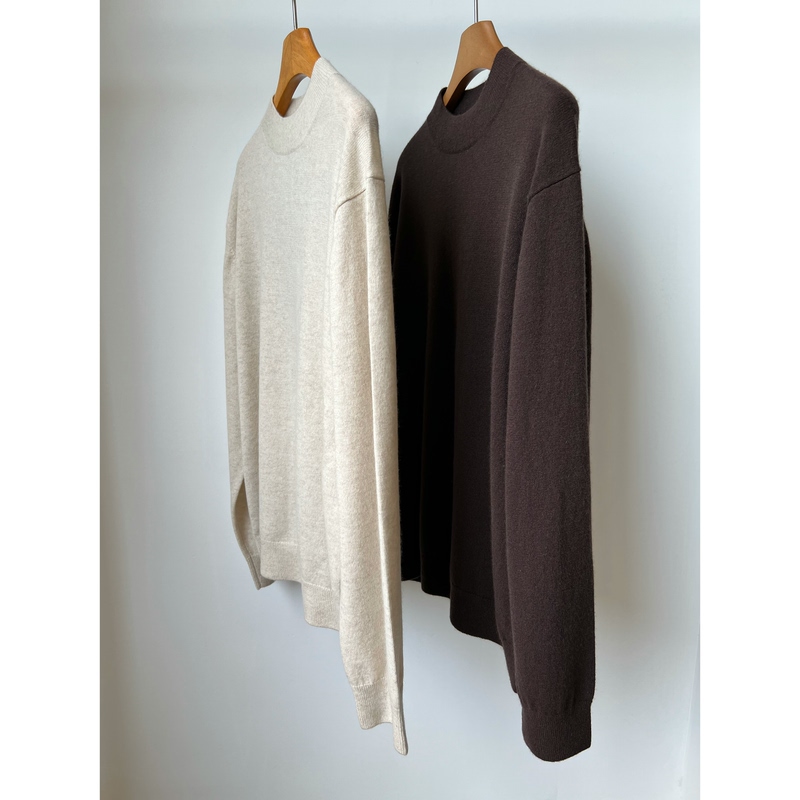 Men's Premium Item~Italian-Style Minimalist 100% Cashmere Half-Turtleneck Sweater