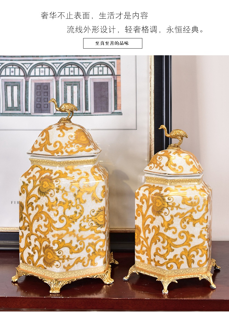 American creative home furnishing articles general ceramic pot, the sitting room porch sample room to receive a housewarming gift to his new house