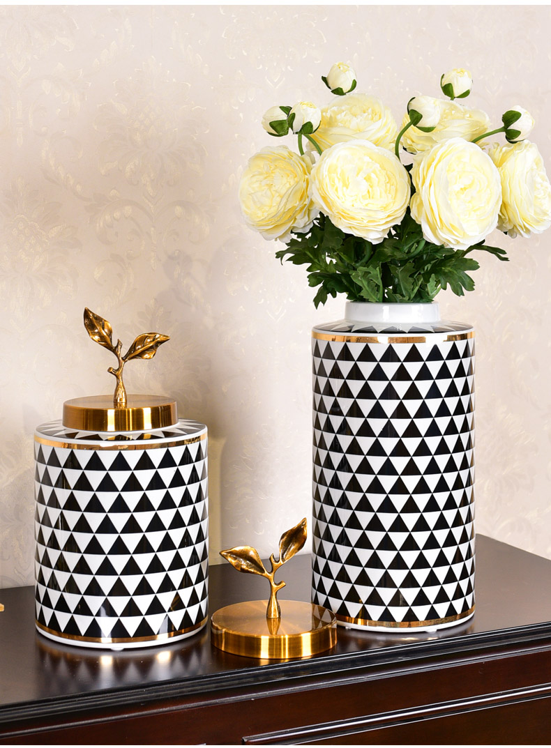 American light key-2 luxury ceramic vase furnishing articles Angle of several TV ark, household act the role ofing is tasted, the sitting room porch decoration decoration