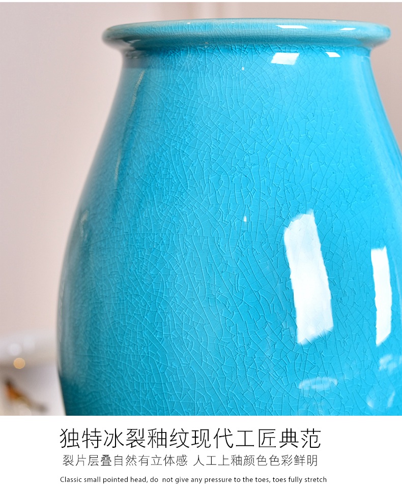 European ceramic vase wine TV ark, furnishing articles sitting room porch table dry flower simulation flowers flower arrangement American act the role ofing is tasted