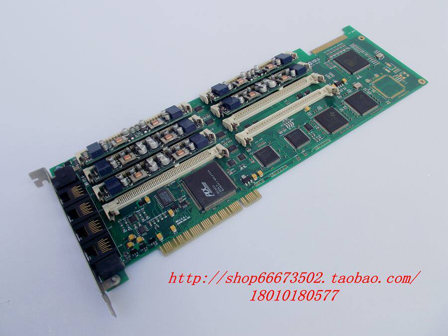 Three sinks Analog Voice Card SHT-16B-CT PCI with 3 inner module 2 external module spot