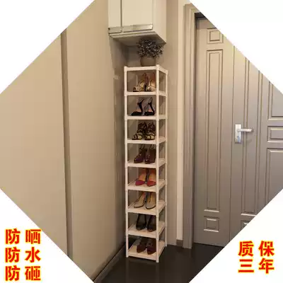 Shoe rack Multi-storey small outdoor simple doorway Narrow small mini doorway Dormitory College student bedroom
