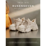 柒步森林 Спортивная универсальная обувь на платформе для отдыха, весенняя сумка