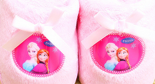 Pantoufles enfants en suède pour printemps - Ref 1012384 Image 12