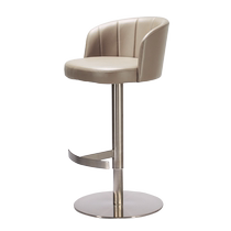 Bar chair chair lifting bar chair light luxury home backrest bar stool simple rotating high stool high chair Italian style