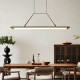 American Cerno Penna Vintage Solid Wood Restaurant Chandelier, Linear Island Bar Counter Desk Study Lamp