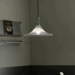 Italian Designer High-End Trumpet Glass Chandelier Bauhaus Restaurant Bar Clothing Store Cafe Dining Table