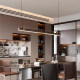 Postmodern Minimalist Restaurant Chandelier Designer Italian Creative Minimalist Tea Room Dining Table Bar Island Bench