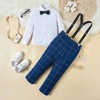 Подтяжки, комплект, рубашка, штаны, галстук-бабочка, 4 предмета