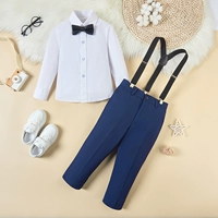 Подтяжки, комплект, рубашка, штаны, галстук-бабочка, 4 предмета