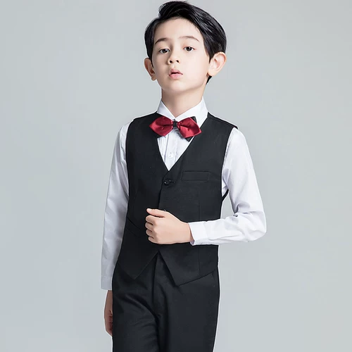 Детский костюм мальчика цветочника, классический костюм, пианино, наряд для музыкальных выступлений для мальчиков, благородный крой