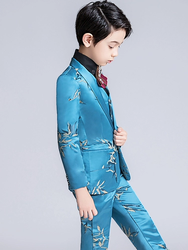 Детский классический костюм, костюм мальчика цветочника, летнее платье для мальчиков, благородный крой, в британском стиле