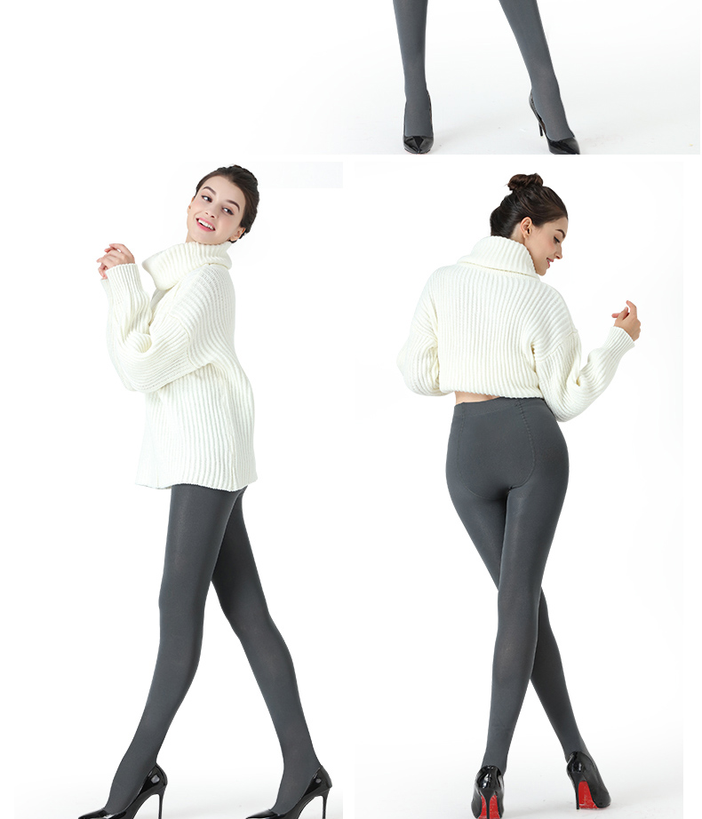Nam cực dày cộng với nhung đen vớ quần mùa thu và quần legging mùa đông vớ nữ mùa xuân và mùa thu giữ ấm với đôi chân tất da