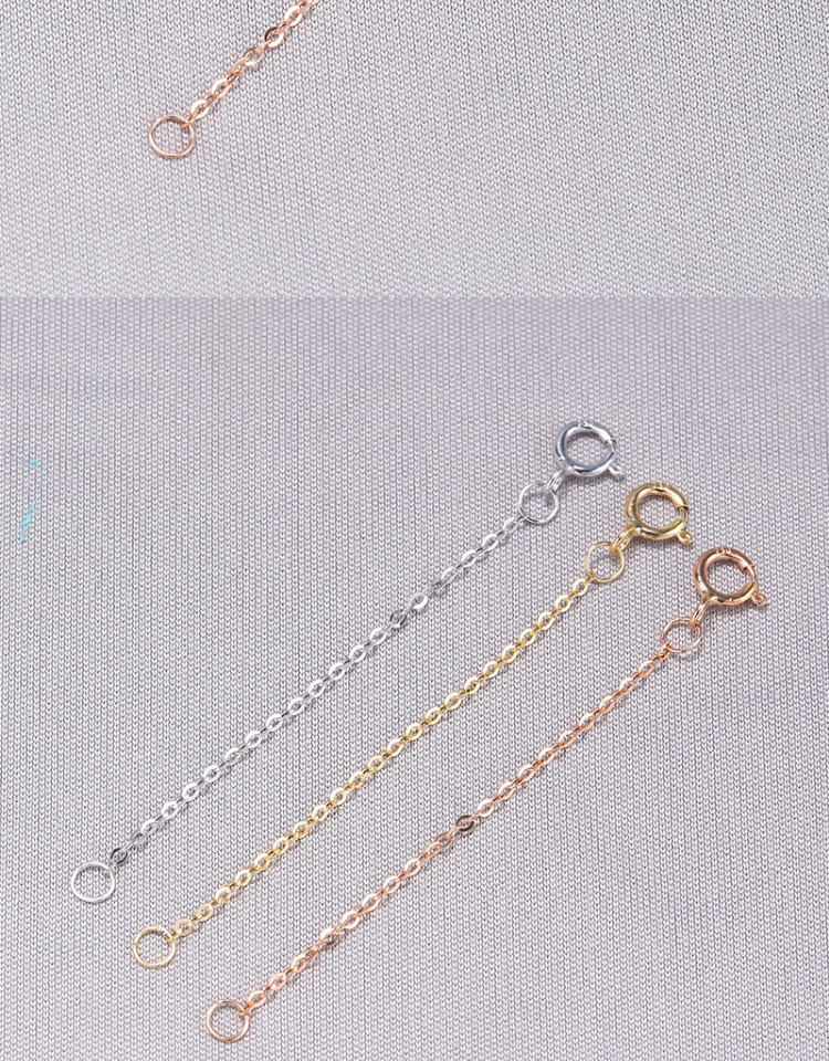 Dây chuyền vàng 18k chính hãng dài chuỗi vàng trắng vàng hồng vàng chuỗi đuôi k vàng trang sức phụ kiện vòng tay vòng chân - Vòng chân vòng chân nam