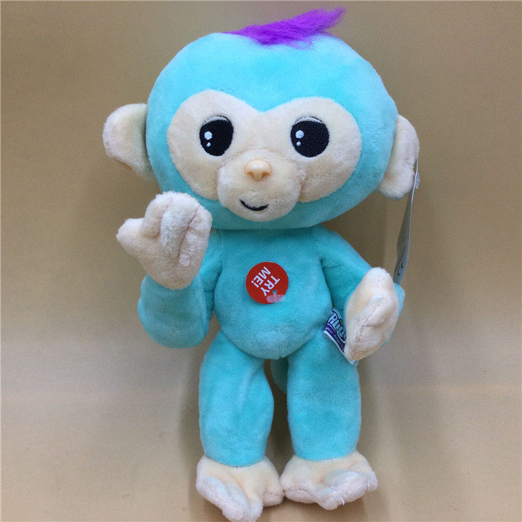 Foreign trade tail single sound hand and foot adjustment Little monkey unicorn children soothe plush doll fun toy gift