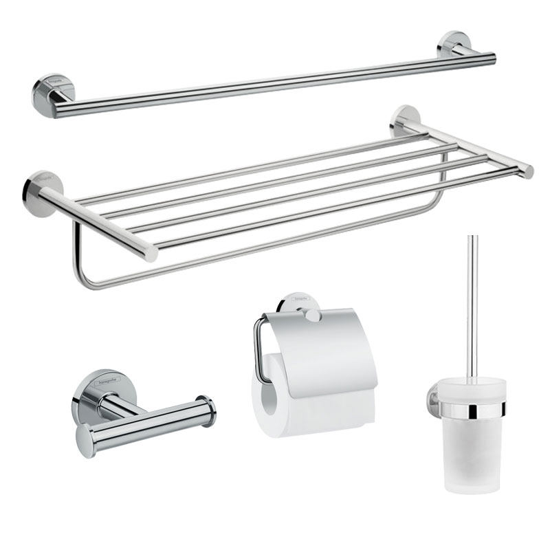 Hans Geyger Bathroom Five Pieces Five Gold Pieces Hair Towel Rack Bath Towels Hanging Clothes Crook Rack Suit 41728007-Taobao