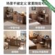 Meng Xiaoxiong Integrated Dresser and Vanity Table, Solid Wood Corner Desk for Bedroom, Simple Modern Bedside Storage Small Vanity Table