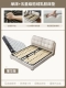 [Роскошная версия] Итальянская односпальная кровать+пятизвездочная латексная матрас верблюда