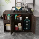 威武 Чайный шкаф, диван, столик, мобильный чайный столик, домашний журнальный столик, современный балкон, маленький чайный столик, боковой шкаф, чайник