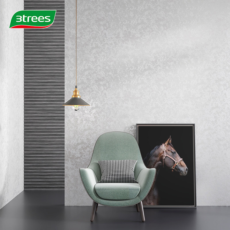 Three tree art lacquer Vienna starlight background wall paint high light transparent interior wrapping material