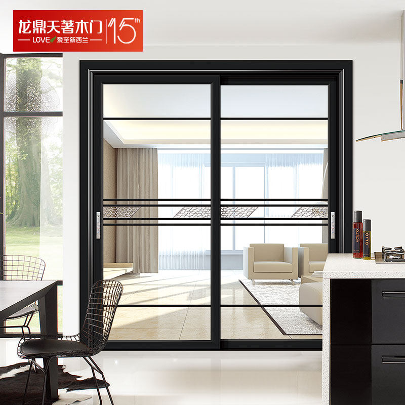 Dragon tripod day with titanium magnesium alloy door Makeup Chamber Folding Door custom Pole Brief narrow frame Balcony Door V9 Push-and-pull