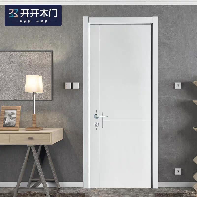 Open wood door solid wood composite door bedroom door Kitchen Dressing Room Door Actually House