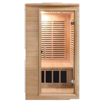 Eurosauna with a 6137 iron fir in the house.