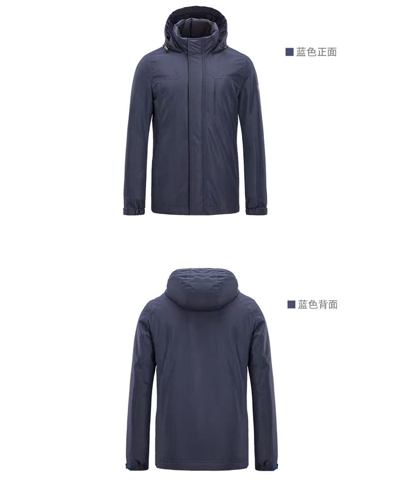 Áo khoác lông lạc đà / lạc đà nam Áo khoác cotton cho người trung niên Dad Pack Solid Color Stand Cổ áo khoác cotton - Bông áo khoác phao nam