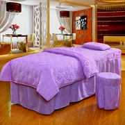 Làm đẹp mới trải giường làm đẹp đặc biệt thẩm mỹ viện đặc biệt kit massage giường bốn giường massage bốn mảnh