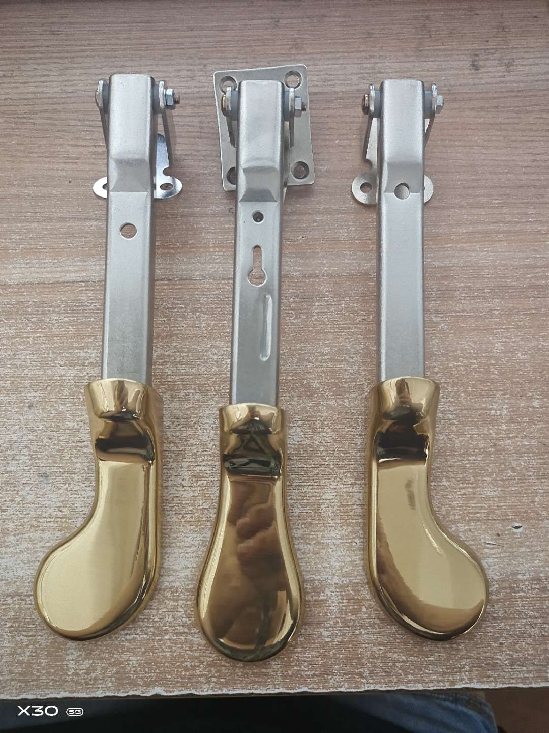 Standard star piano hardware accessories vertical 310 semi-copper medium live pedal tail pole total length 12 5CM