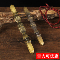 Buddha statue Tangmi Shingon Unique pestle Alloy Vajra drop magic pestle Method Pestle Treasure Pestle Word pestle boutique large