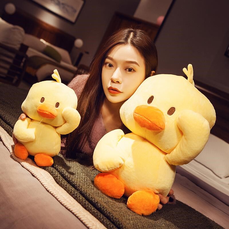 Small yellow duck paparazzi red little plush toy adorable bouric duck reachable duck small number girl ugly cute doll