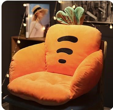 Haschic holding pillow carrots cushion hamster hamster children's cushion plush toy dinosaur semi-surround sofa cushions