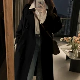 Плащ, длинная весенняя осенняя куртка для отдыха, средней длины, в британском стиле, подходит для подростков