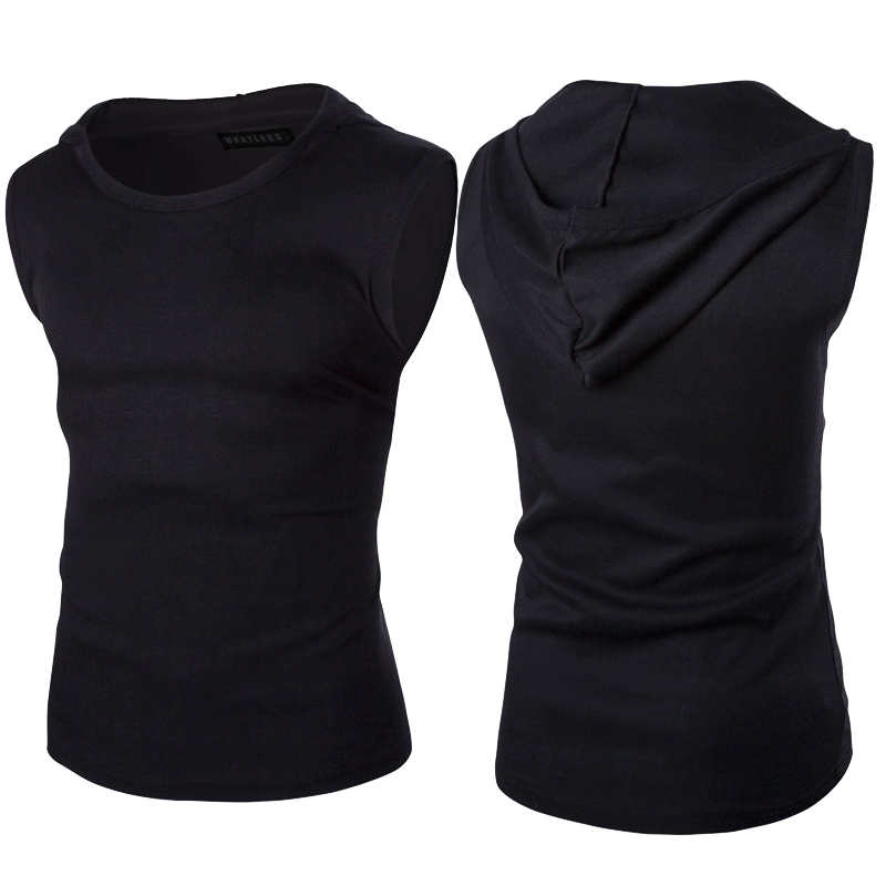 Áo vest nam cotton mùa hè đáy quần vest nam không tay phiên bản Hàn Quốc của quần bó sát thể thao bó sát áo vest nam