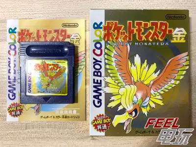 GB GBC GBA Pokemon Gold Elf Pokémon Gold and silver R version new middle-aged^