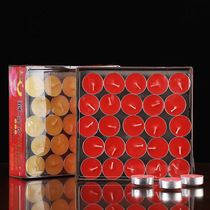 4 hours ghee lamp for Foghee candle Buddhist Supplies Law Birthday Courting Love Candle Aluminum Shell 100 Grain