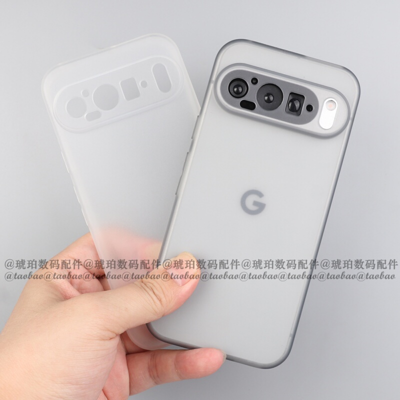 Suitable for Google Pixel 10 Pro XL Phone Case, Pixel 9A Protective Cover, Pixel 8 Silicone Soft Case, Translucent Gray Tpu, Simple and Lightweight, Full Lens Coverage, Button Round Edges, 7/6