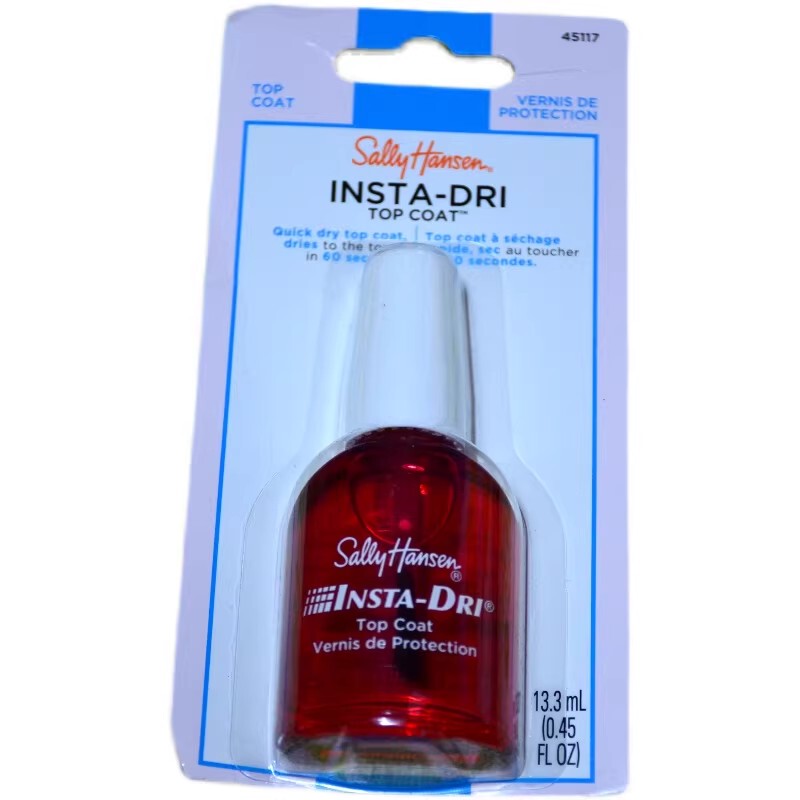 Original American Sally Hansen Top Coat Quick-Dry Shiny Top Coat 101 Miracle Gel Nail Polish