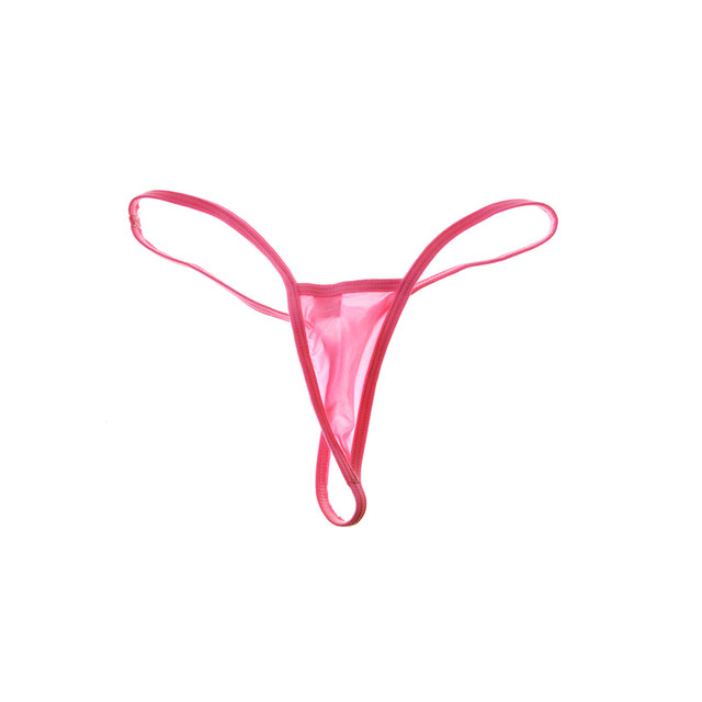 Y-Shaped Women's Thong, Sexy Ultra-Low Waist, Comfortable Ice Silk T-Pants, Comfortable and Fashionable Mini Low-Crotch Women's Panties