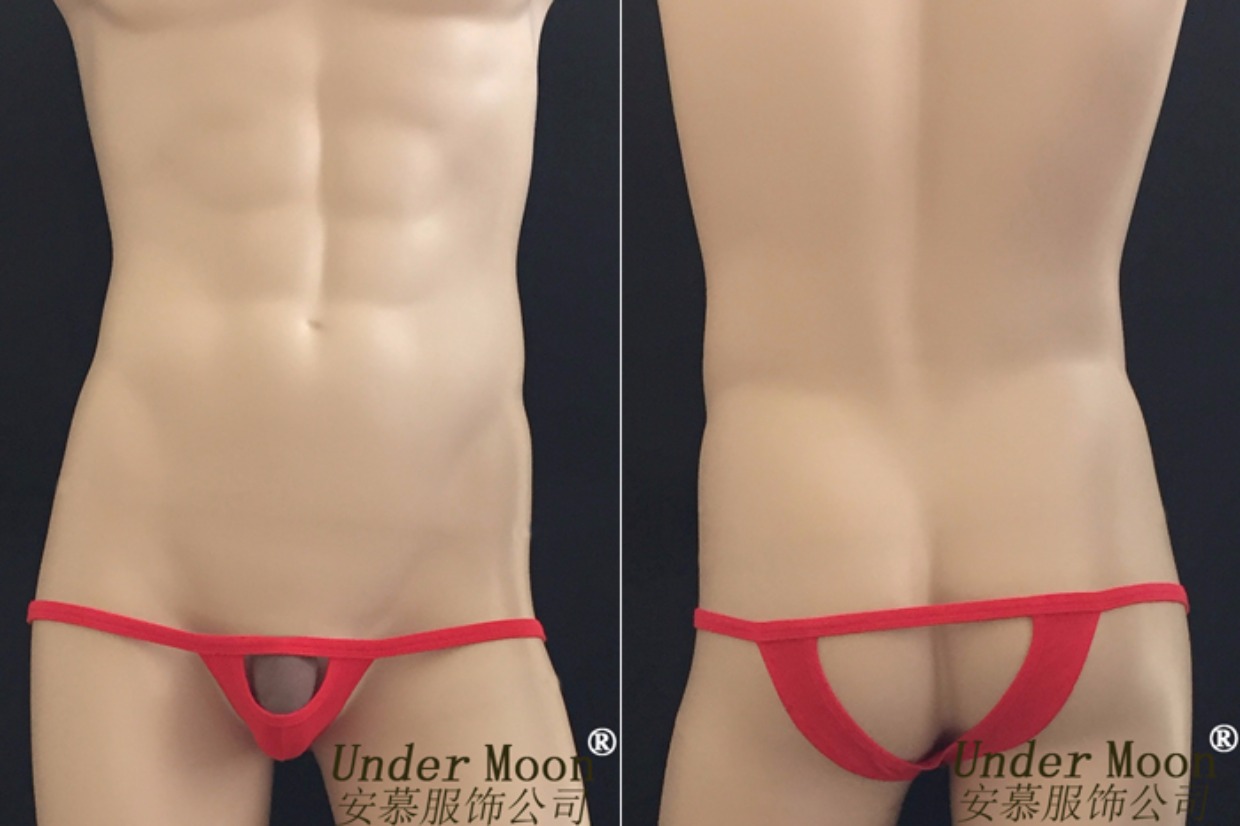 Tiếp xúc với đồ lót nam cotton Siêu gợi cảm eo thấp hip đồ lót đôi nam ngắn gọn thoải mái shop đồ lót nam nữ cao cấp
